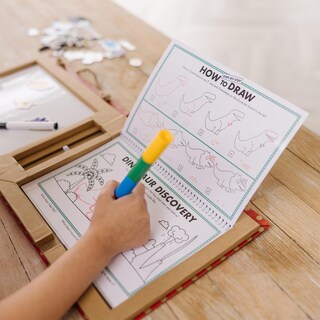 Foto 5 | Foto 5 | Set De Actividades De Dibujo Y Kit Magnético Melissa & Doug Dinos - Venta Internacional.