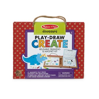 Foto 6 | Foto 6 | Set De Actividades De Dibujo Y Kit Magnético Melissa & Doug Dinos - Venta Internacional.