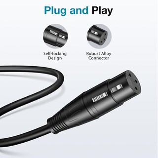 Foto 5 | Foto 5 | Cables De Micrófono Xlr Innogear De 0 9 M Paquete De 2 Unidades Macho A Hembra - Venta Internacional.