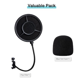Foto 6 | Foto 6 | Parabrisas De Espuma Pop Filter Para Micrófono Blue Yeti - Venta Internacional.
