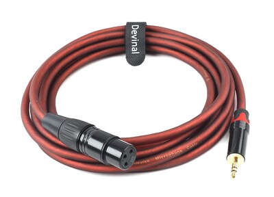Foto 4 | Foto 4 | Cable Devinal De 3 5 Mm A Micrófono Balanceado Xlr De 3 M - Venta Internacional.