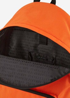 Foto 5 | Foto 5 | Mochila Armani Exchange Backpack Logo A|x Color Naranja Espaciosa Original