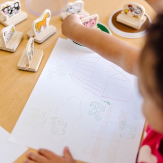 Foto 3 | Foto 3 | Set De Sellos Melissa & Doug My First Wooden Farm Animals 4+ - Venta Internacional.