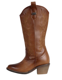 Foto 4 | Foto 4 | Botas Vaqueras Para Niña Bordadas Moda Comodas Cowboy Tacon Cuadrado Rodeo