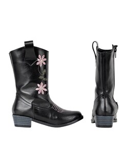 Foto 4 | Foto 4 | Botas Vaqueras Para Niña Moda Comodas Cowboy Tacon Cuadrado Rodeo