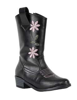 Foto 1 | Foto 1 | Botas Vaqueras Para Niña Moda Comodas Cowboy Tacon Cuadrado Rodeo