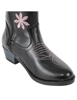 Foto 5 | Foto 5 | Botas Vaqueras Para Niña Moda Comodas Cowboy Tacon Cuadrado Rodeo