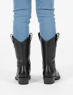 Foto 8 | Foto 8 | Botas Vaqueras Para Niña Moda Comodas Cowboy Tacon Cuadrado Rodeo