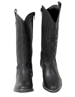 Foto 2 | Foto 2 | Botas Vaqueras Para Niña Bordadas Moda Comodas Cowboy Tacon Cuadrado Rodeo