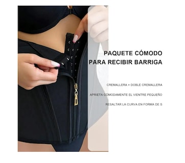 Foto 6 | Foto 6 | Faja Colombiana Doble Cierre Reloj De Arena Cinturilla Látex