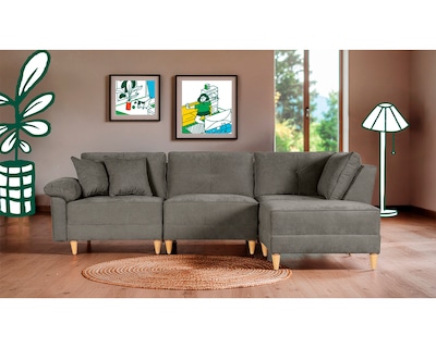 Foto 1 | Foto 1 | Sala De 4 Modúlos Makora Maristella Con Memory Foam Color Oxford Chenille Respaldo Reclinable De 3 Posiciones