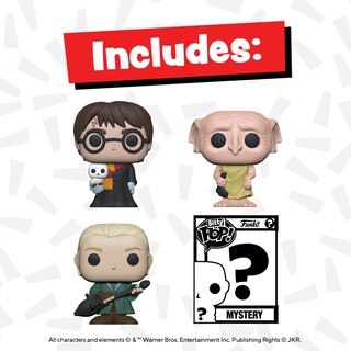 Foto 2 | Foto 2 | Figura Funko Bitty Pop Harry En Bata Con Bufanda Hp 4pk - Venta Internacional.