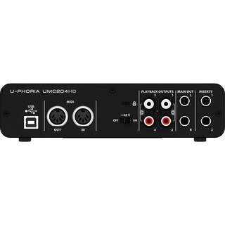 Foto 2 | Foto 2 | Interfaz De Audio/midi Behringer U-phoria Umc204hd 24 Bits/192 Khz - Venta Internacional.