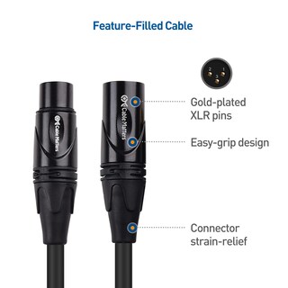 Foto 6 | Foto 6 | Cable De Micrófono Matters Xlr Macho A Xlr Hembra De 7 6 M - Venta Internacional.