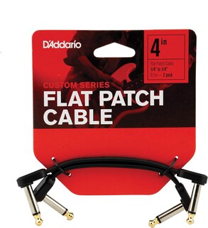 Foto 1 | Foto 1 | Cable De Instrumentos D'addario En Ángulo Plano Recto 1/4 10 Cm - Venta Internacional.