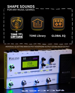 Foto 6 | Foto 6 | Procesador Multiefectos Mooer Ge250 Con Fx Loop Captura De Tonos - Venta Internacional.