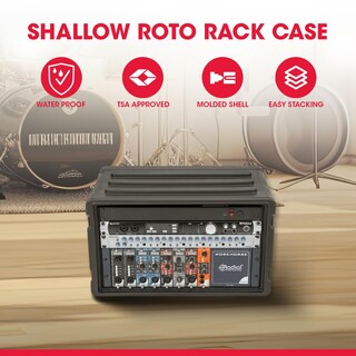 Foto 2 | Foto 2 | Funda Rack Skb 6u Shallow Roto Duradera Impermeable Con Cierres - Venta Internacional.
