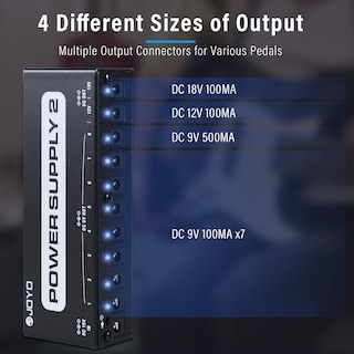 Foto 2 | Foto 2 | Fuente De Alimentación Para Pedal De Guitarra Joyo Jp-02 10 Salida Aislada - Venta Internacional.