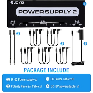 Foto 3 | Foto 3 | Fuente De Alimentación Para Pedal De Guitarra Joyo Jp-02 10 Salida Aislada - Venta Internacional.
