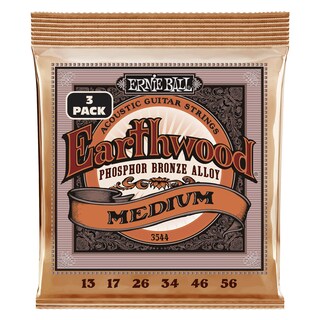 Foto 1 | Foto 1 | Juego De 3 Cuerdas Para Guitarra Acústica Ernie Ball Earthwood Medium - Venta Internacional.