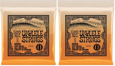 Foto 1 | Foto 1 | Cuerdas De Nailon Ernie Ball Para Ukelele Transparente Con Extremo Esférico Paquete De 2 - Venta Internacional.