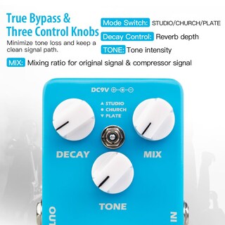 Foto 3 | Foto 3 | Pedal De Efectos De Reverberación Joyo Moist Jf-20 Digital Con 3 Efectos - Venta Internacional.