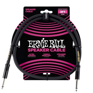 Foto 1 | Foto 1 | Cable De Altavoz Ernie Ball Recto/recto 90 Cm Negro - Venta Internacional.