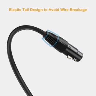 Foto 4 | Foto 4 | Cable De Micrófono Cablecreation Xlr De 3 Pines M A Xlr De 3 Pines F De 1 8 M - Venta Internacional.