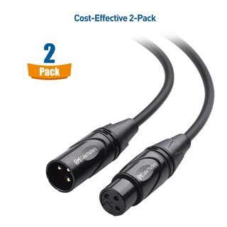 Foto 2 | Foto 2 | Cable De Micrófono Xlr Matters De 3 Pies Macho A Hembra  Paquete De 2 - Venta Internacional.