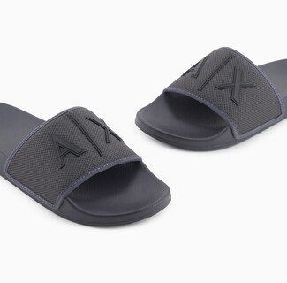 Foto 6 | Foto 6 | Chancla Armani Exchange Sandalias Comodos Color Negro A|x Hombre Original