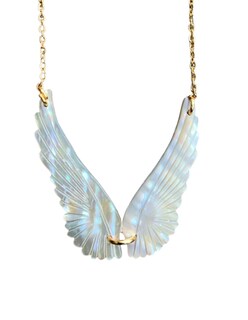Foto 1 | Foto 1 | Collar Dorado Con Dije De Alas De Ángel - Mirlo Blanco