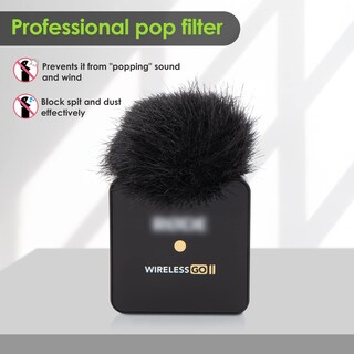 Foto 3 | Foto 3 | Funda Para Micrófono Youshares Wireless Go Ii Con 2 Protectores De Viento - Venta Internacional.