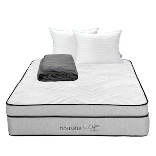 Foto 1 | Foto 1 | Colchón Restonic Lipa King Size + Almohada Royal Twin + Protector Lux