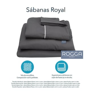 Foto 7 | Foto 7 | Colchón Restonic Lipa King Size + Almohada Royal Twin + Protector Lux + Sábanas Royal