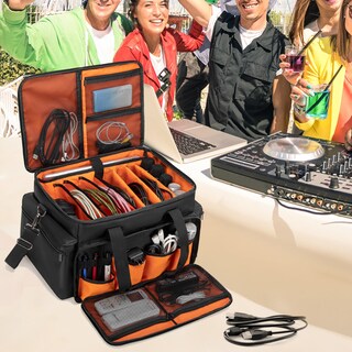 Foto 6 | Foto 6 | Funda Archivadora Para Dj Cable Trunab Con Separadores Ajustables De 15.6 Pulgadas - Venta Internacional.
