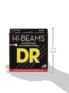 Foto 3 | Foto 3 | Cuerdas Para Bajo Dr Strings Hi-beam De Acero Inoxidable 45-105 - Venta Internacional.