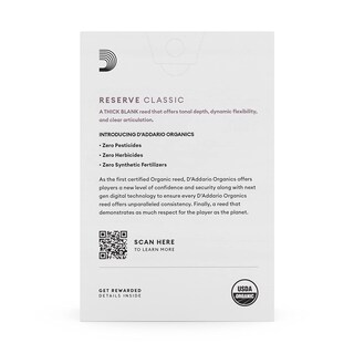 Foto 2 | Foto 2 | Cañas Para Clarinete D'addario Organic Reserve Classic Bb 4.0 Paquete De 10 - Venta Internacional.