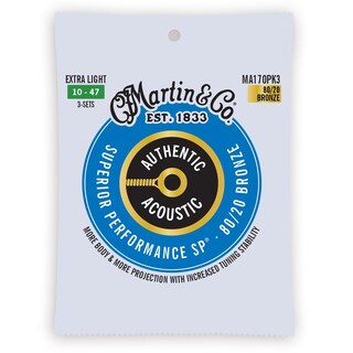 Foto 1 | Foto 1 | Cuerdas Para Guitarra Martin Authentic Acoustic Extra Light 10-47 - Venta Internacional.