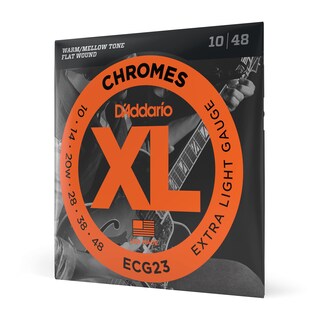 Foto 1 | Foto 1 | Cuerdas Para Guitarra D'addario Xl Chromes Electric Flat Wound Ecg23 - Venta Internacional.