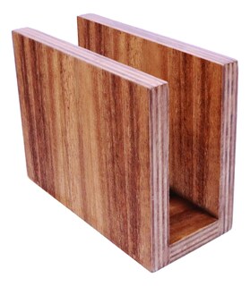 Foto 1 | Foto 1 | Servilletero De Madera De Gran Capacidad