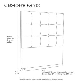 Foto 6 | Foto 6 | Cabecera Dicasa Kenzo Beige Matrimonial