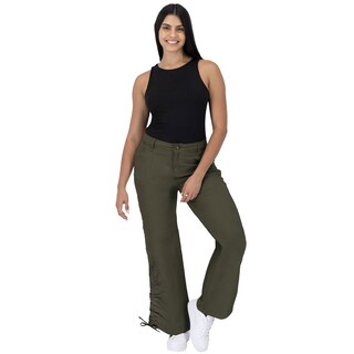 Foto 3 | Foto 3 | Pantalón Pierna Ancha Britos Jeans Mujer Gabardina 025829