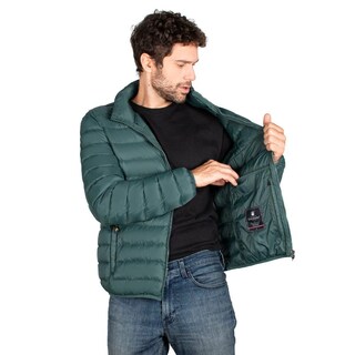 Foto 2 | Foto 2 | Chamarra De Pluma Ligera Packable Hombre Verde