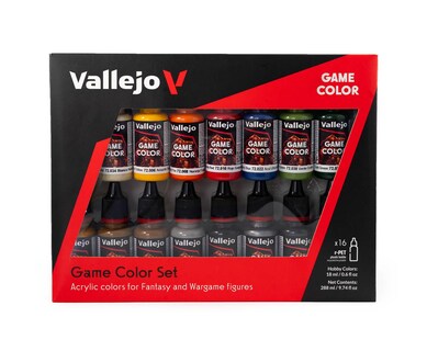 Foto 1 | Foto 1 | Set De Pintura Acrílica Vallejo De 16 Colores Para Figuras De Fantasía - Venta Internacional.