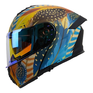 Foto 1 | Foto 1 | Casco Moto Abatible Certificado Talla Xl Pilot Naranja Mate