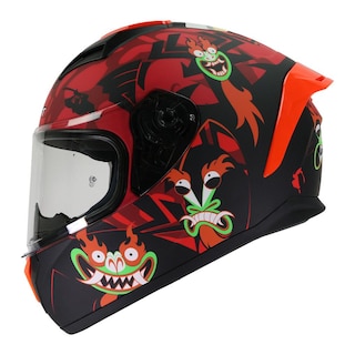 Foto 2 | Foto 2 | Casco Moto Samurai Jack Cartoon Network Mate Talla L