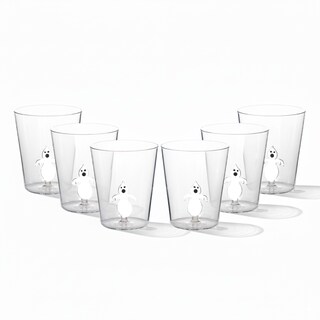 Foto 1 | Foto 1 | Vasos Ideen Fantasma Set De 6 Cristal 400 Ml