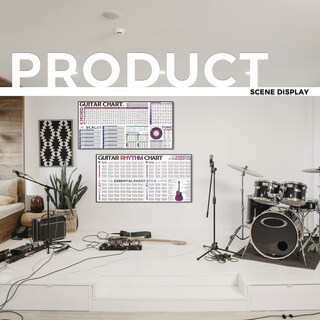 Foto 5 | Foto 5 | Póster De Acordes De Guitarra Y Tabla Rítmica Timita Con Teoría De La Guitarra - Venta Internacional.