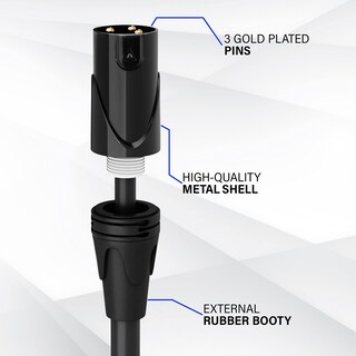 Foto 2 | Foto 2 | Cable De Micrófono Xlr Lyxpro De 25 Pies Balanceado Macho A Hembra - Venta Internacional.