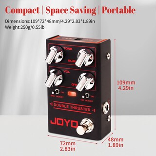 Foto 5 | Foto 5 | Pedal Para Bajo Joyo Double Thruster R-28 High Gain Overdrive - Venta Internacional.